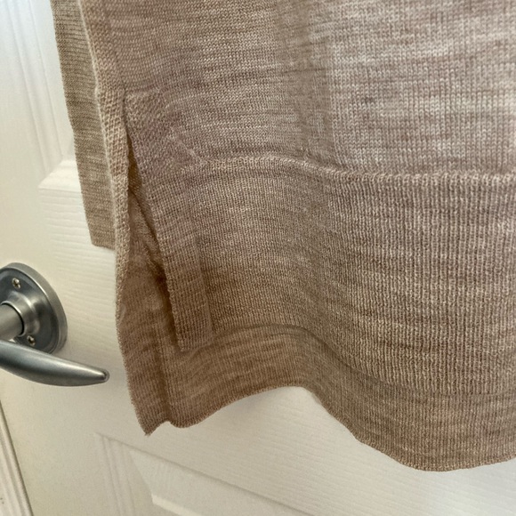 Badgley Mischka Tan Mock Neck Sweater - Picture 5 of 6